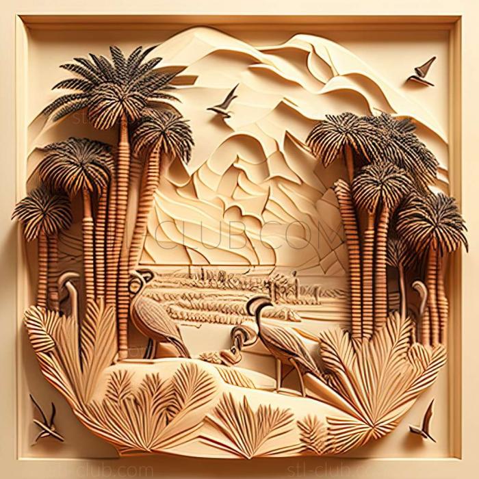 Liwa Oasis in the United Arab Emirates